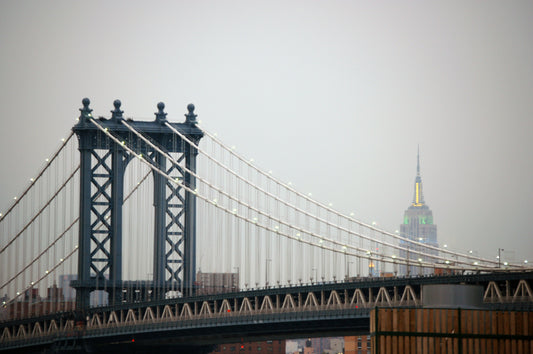 Manhattan Bridge over the East River in New York
